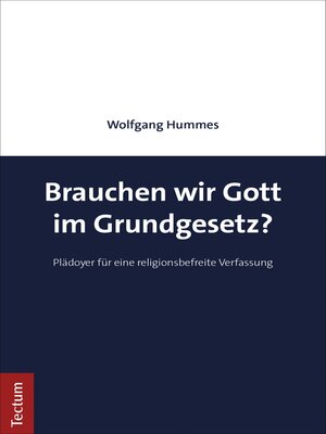 cover image of Brauchen wir Gott im Grundgesetz?